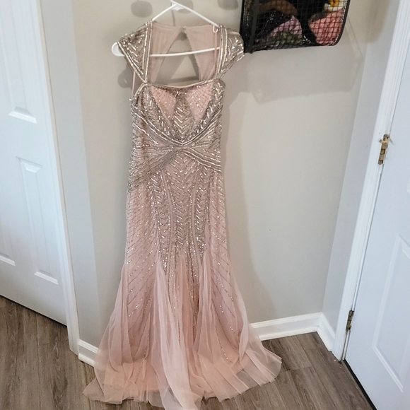 Adrianna Papell Long Beaded Gown - Picture 1 of 4
